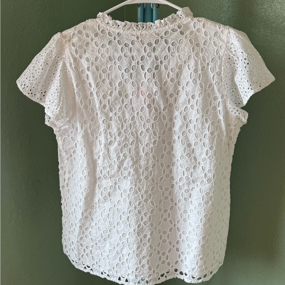 Philosophy White Eyelet Blouse NWT. - Picture 4 of 9